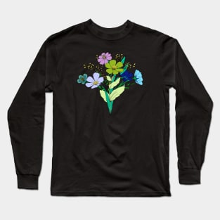 Pastel flower bouquet Long Sleeve T-Shirt